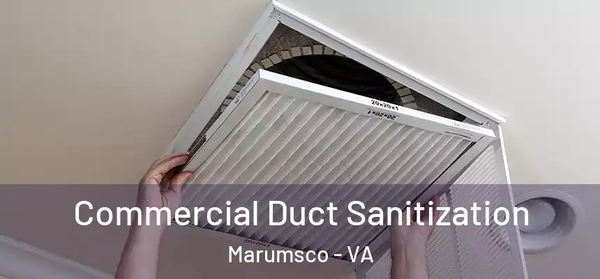 Commercial Duct Sanitization Marumsco - VA