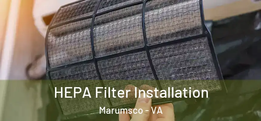  HEPA Filter Installation Marumsco - VA